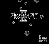 Aretha II title screen for GameBoy